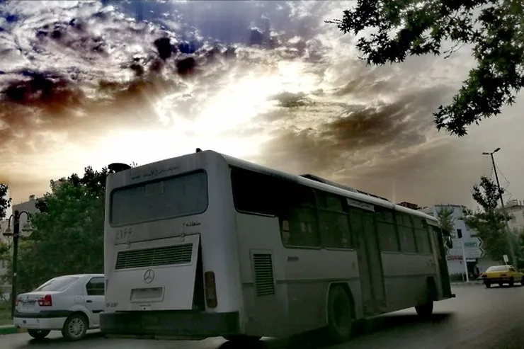 شهروند خبرنگار| نمایی زیبا از آسمان ابری مشهد