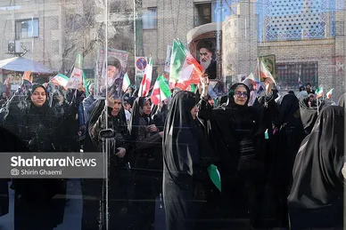 گزارش تصویری | مراسم تشییع پیکر شهدای مدافع امنیت در مشهد (۲۲ دی ۱۴۰۴) - ۴
