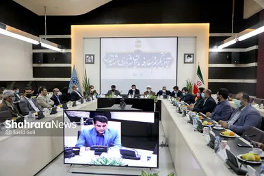 آیین تکریم و معارفه مدیران شهری و مدیرعامل موسسه فرهنگی شهرآرا