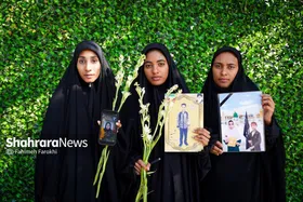 گزارش تصویری | حضور خانواده شهدای مدرسه &laquo;شجره طیبه&raquo; میناب در باغ خاتون مشهد