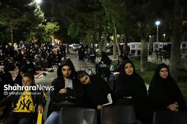 مراسم احیای شب ۲۱ ماه رمضان در بهشت رضا(ع)