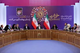 رئیس&zwnj;جمهور در دیدار با شرکت&zwnj;کنندگان جشنواره رسانه&zwnj;ای خورشید: توجه به حقوق زن از جلوه&zwnj;های زندگی پیامبر اسلام (ص) است+ ویدئو