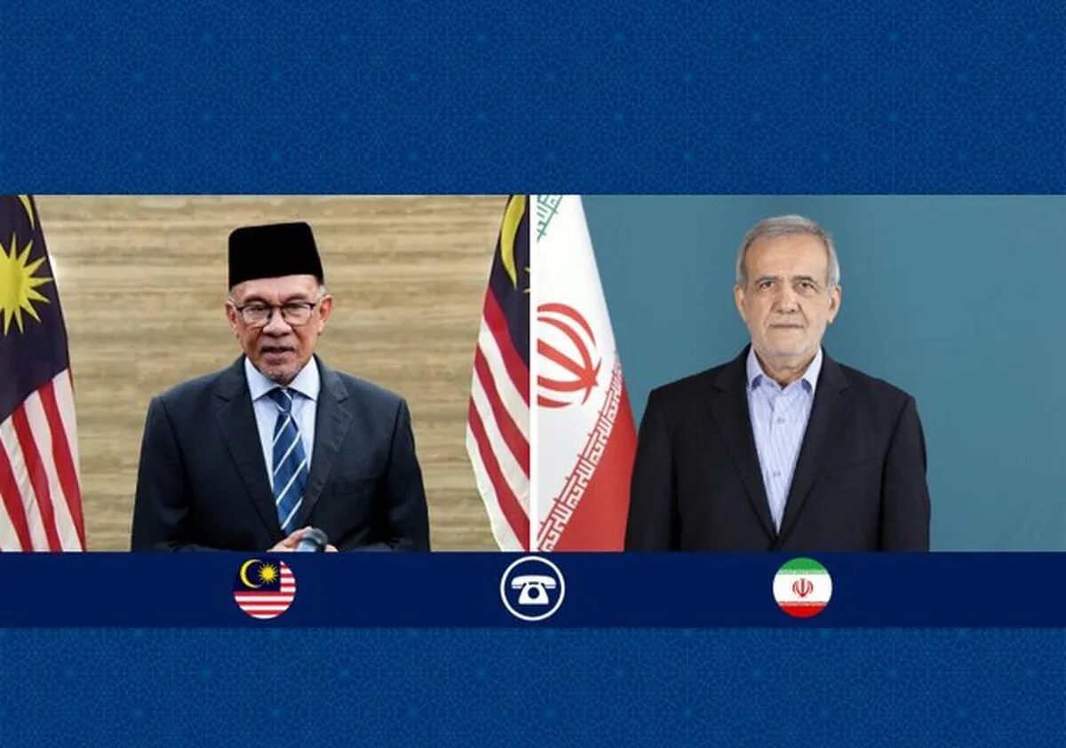 پزشکیان در گفت‌وگو با نخست‌وزیر مالزی: ایستادگی ملت ایران دربرابر تهاجم، برای دشمنان خیلی سخت و سنگین تمام شد