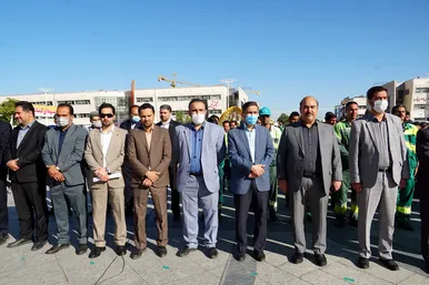 مراسم اذن خدمت آغاز پویش «محله رضوی»