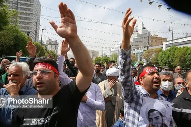 تشییع پیکر شهید حجت الاسلام دارایی در مشهد