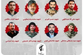 شناسایی و بازگشت پیکر مطهر ۸ شهید مدافع حرم به کشور و اعزام به مشهدمقدس