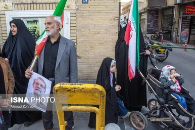 گزارش تصویری | تشییع پیکر شهید «علی لاریجانی» و «مرتضی لاریجانی» - قم