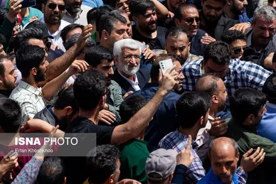 عکس‌هایی از پزشکیان و جلیلی پای صندوق رای در مرحله دوم انتخابات