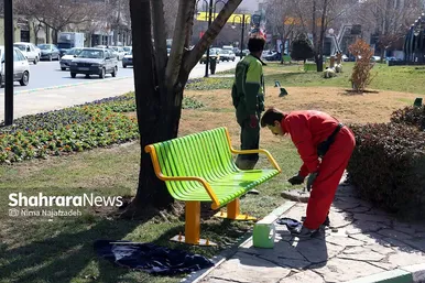 رنگ بهار در خیابان‌های مشهد