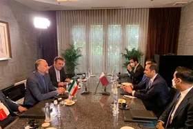 امیرعبداللهیان  در دیدار با وزیر خارجه قطر:  آمریکا دست از زیاده&zwnj;خواهی بردارد