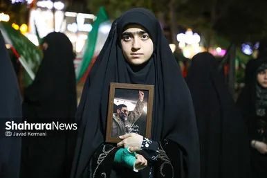 گزارش تصویری | هفتادوهفتمین شب حضور مردم مشهد در خیابان