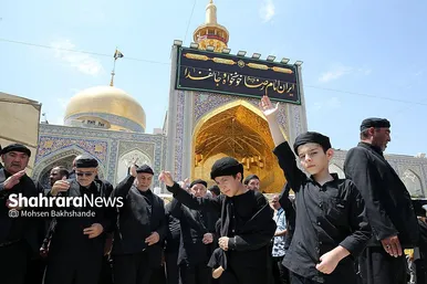 گزارش تصویری | عزاداری زائران رضوی در سوگ رحلت پیامبر اکرم (ص) و شهادت امام حسن مجتبی (ع) در حرم رضوی
