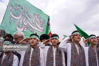 گزارش تصویری | اجتماع عظیم منتظران ظهور در مشهد ۱
