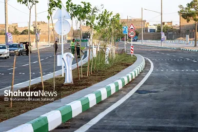 آیین بازگشایی و افتتاح بلوار بصیرت