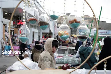 بازار گل مشهد در آستانه سال نو