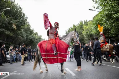 کاروان نمادین اسرای کربلا «بنی اسد»