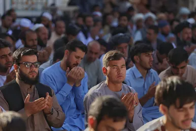 عکس‌هایی از برگزاری نماز عید قربان در شهرهای مختلف افغانستان