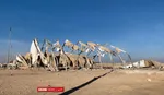 عکس/ تصاویر اختصاصی بی‌بی‌سی از پایگاه عین‌الاسد پس از حمله موشکی ایران