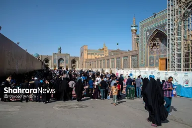 مراسم دعای عرفه در حرم مطهر رضوی