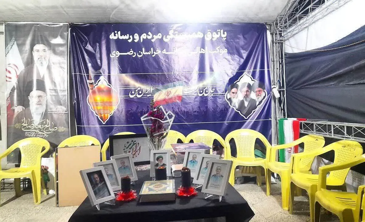 شب نشینی حماسی از جنس جنگ رمضان در موکب «پرچمداران رسانه»