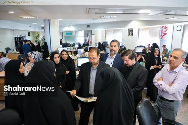 بازدید اعضای شورای اسلامی شهر مشهد از روزنامه شهرآرا