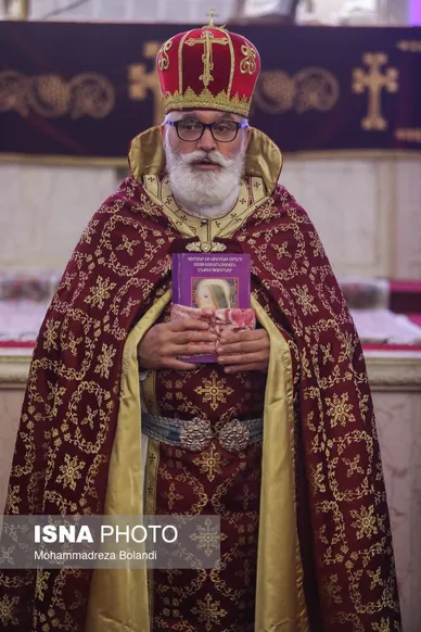 مراسم سال نو میلادی در کلیسای «تارگمانچاتس» تهران