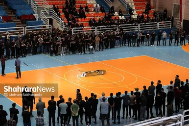 عکس‌هایی از مراسم تشییع پیکر مرحوم «علی اسعدی» فوتسالیست مشهدی