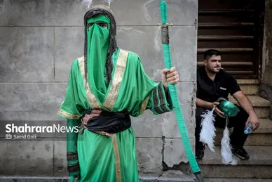گزارش تصویری | کاروان اعلام عزای ماه محرم در مشهد