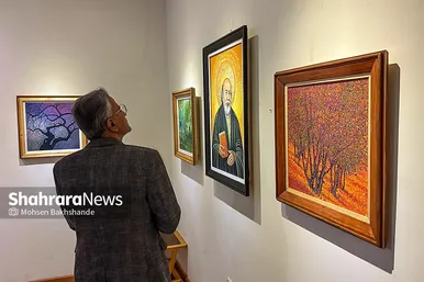 گزارش تصویری | نمایشگاه نقاشی «زیبایی فرّ خداوند است»