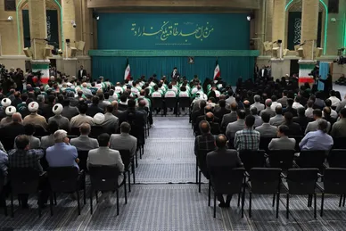 عکس‌هایی از دیدار اعضای کاروان‌های اعزامی ایران به بازی‌های المپیک و پارالمپیک ۲۰۲۴ پاریس
