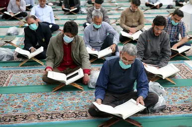 ترتیل خوانی قرآن کریم در مسجد گوهرشاد حرم مطهر رضوی