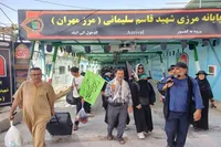 ویدئو | حضور پرشور زوار حسینی در مرز مهران
