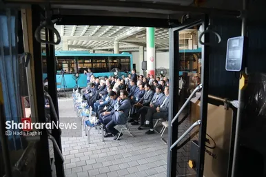 گزارش تصویری |رونمایی از ۲۵ دستگاه اتوبوس جدید و بازسازی شده سازمان اتوبوسرانی مشهد
