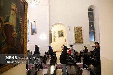مراسم آغاز سال نو میلادی ۲۰۲۴ در تهران