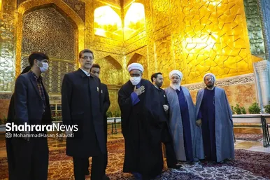 بازگشایی صحن انقلاب حرم مطهر رضوی در آستانه نیمه شعبان