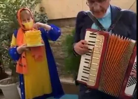 سورپرایز بهاره رهنما برای همسرش به مناسب سالگرد ازدواجشان + فیلم