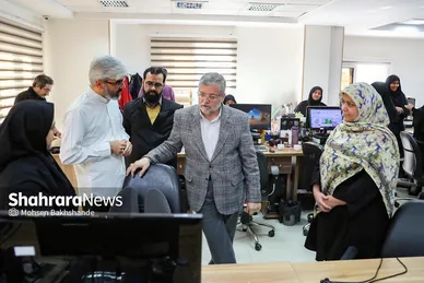 بازدید شهردار مشهدمقدس از موسسه شهرآرا