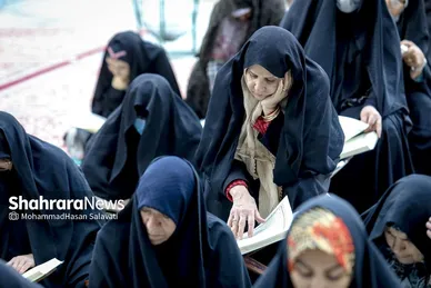 گزارش تصویری | جزء خوانی قرآن کریم در مسجدگوهرشاد حرم مطهر رضوی