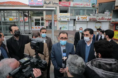 بازدید استاندار خراسان رضوی و شهردار مشهد از خطوط قطارشهری مشهد
