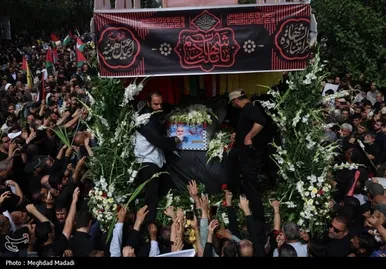 عکس‌هایی از مراسم تشییع پیکر شهید اسماعیل هنیه در تهران- ۲