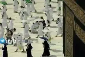 ویدئو| آغاز مراسم حج با رعایت فاصله اجتماعی و استفاده از ماسک