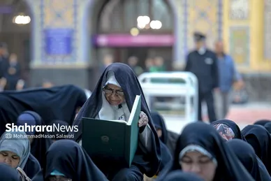 گزارش تصویری | جزء خوانی قرآن کریم در مسجدگوهرشاد حرم مطهر رضوی