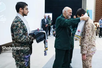 گزارش تصویری | مراسم تحلیف فرماندهان بسیج دانش آموزی در مشهد