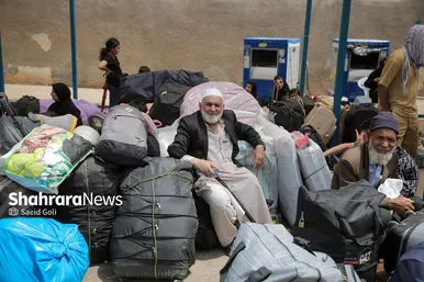 گزارش تصویری | روند خروج مهاجران افغانستانی غیرمجاز از مرز دوغارون