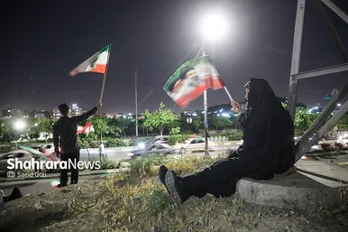 گزارش تصویری |هفتادو نهمین شب حضور حماسی مردم مشهد در خیابان