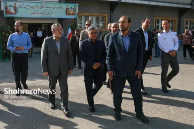 بدرقه کاروان خودرویی اربعین شهرداری مشهد مقدس