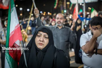 گزارش تصویری | وداع با پیکر سردار شهید حسین ظریفی در دویست‌ودهمین شب اجتماع مشهدی‌ها