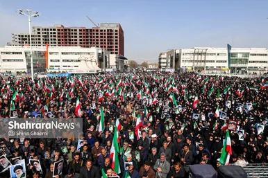 گزارش تصویری | عزاداری شهادت رهبر معظم انقلاب اسلامی در میدان شهدا مشهد