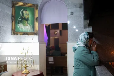 مراسم سال نو میلادی در کلیسای «تارگمانچاتس» تهران