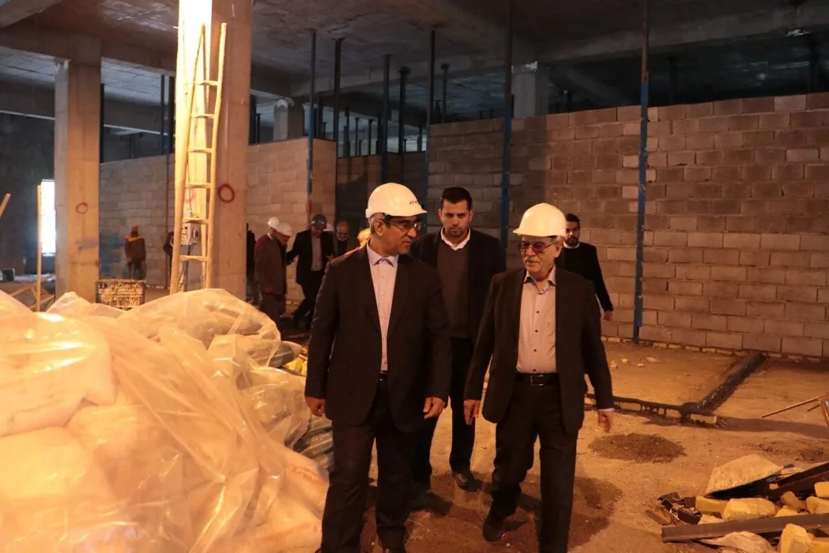 بازدید استاندار خراسان رضوی از مرکز در حال احداث پیوند مغز استخوان بیمارستان امام رضا(ع)